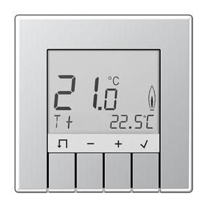 Kamerthermostaat LS-aluminium stand.m.display VVE=10