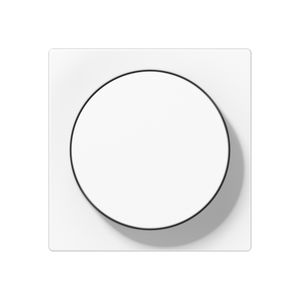 Draaiknop dimmer A(S) range alpine wit