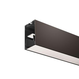 Plafond-/wandarmatuur MC2 1,2m. 3K DALI zwart opaal