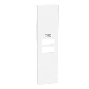 Sierplaat 2xUSB 1 module wit LivingNow