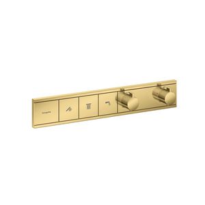 RainSelect thermostaat inbouw voor 3 functies Polished Gold Optic