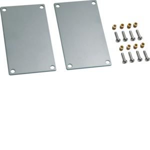 Eindplaten aluminium voor plafondkanaal 50x80mm DABA NE
