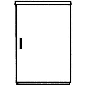 Installatiekast EH3 F DIN0 875X590X320MM gemonteerd