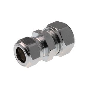 Knelsok verlopend Super 16x15mm S1201 DZR (DeZinc. Resistant) chroom VVE=10