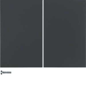 Knop-opzetmodule KNX-RF 2-v berker K.1 antraciet