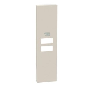 Sierplaat 2xUSB 1 module zand LivingNow
