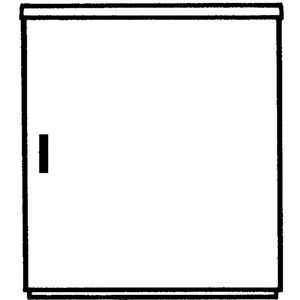 Installatiekast EH3 F DIN1 875X785X320MM gemonteerd