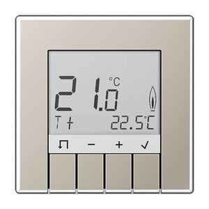 Kamerthermostaat LS-edelstaal stand.m.display VVE=10