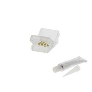 Ledstrip doorverbinder RGB & TW voor 10mm PCB Lumiko