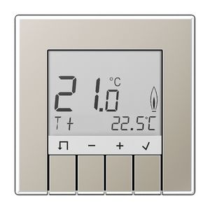 Kamerthermostaat LS-edelstaal stand.m.display VVE=10