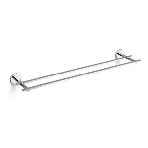 Flat handdoekrek, dubbel, chroom