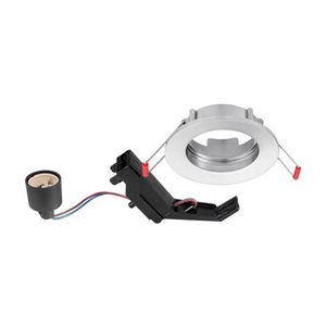 Downlight INSET TREND 62 FL GU10 geborsteld aluminium