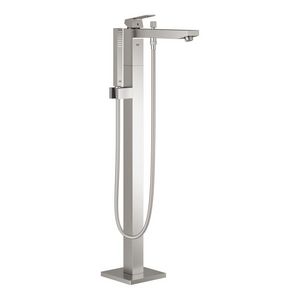 Eurocube afbouwdeel vrijstaande badmengkraan 23672DC1 supersteel (rvs look)