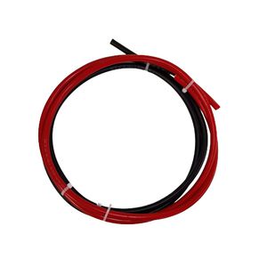 Accukabel 2x35mm²  2x1,9mtr. zwart + rood