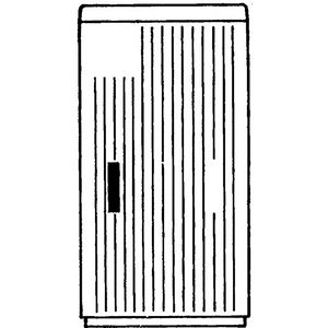Installatiekast EH3 AP2DIN0 1125X590X320MM gemonteerd