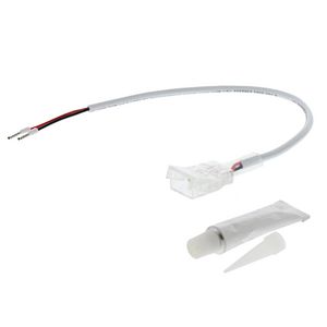 Aansluitconnector voor ledstrip mono voor 8mm PCB Lumiko