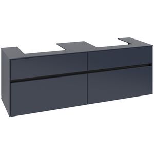 Wastafelonderkast Collaro 1600x548x500mm Marine Blue C02100VQ