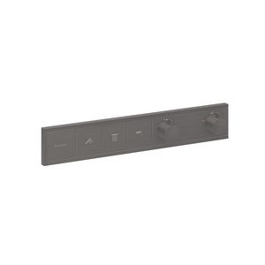 RainSelect thermostaat inbouw voor 3 functies Brushed Black Chrome