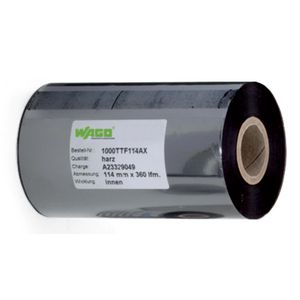 Thermotransferlint TP 298/TP 343 polyesteretiketten zwart