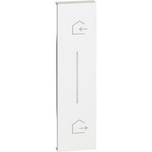 Wipschakelaar WN verticaal aank wit 1 mod. LivingNow VVE=10