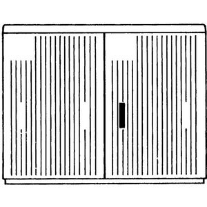 Installatiekast EH3 AP2DIN3 1445X1115X320MM gemonteerd