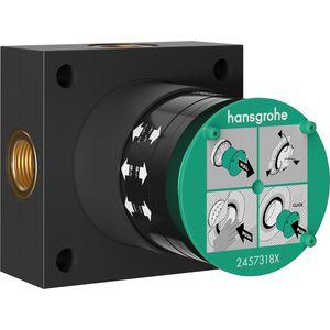 Inbouwmengkraan inbouwdeel hoofddouche 2 straalsoorten