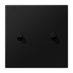 Afdekking LS1912 zwart mat 1v 2x hevel cyl.