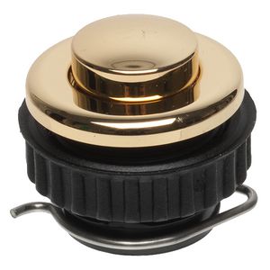 Deurcontact inbouw steekcontacten IP54 verguld mess. VVE=5