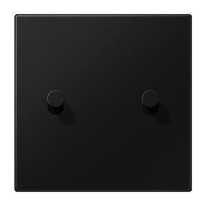 Afdekking LS1912 zwart mat 1v 2x hevel kegel