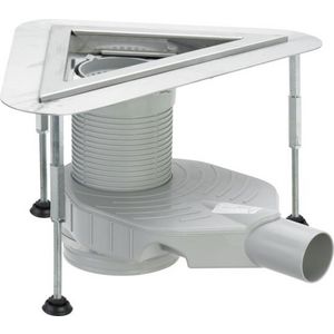 hoekafvoer DN 40/50 RVS/blank 497283-627003