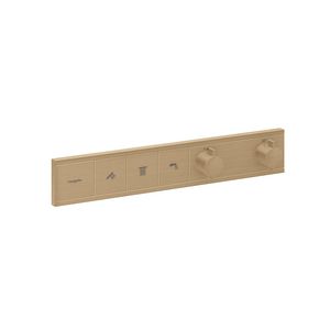 RainSelect thermostaat inbouw voor 3 functies Brushed Bronze