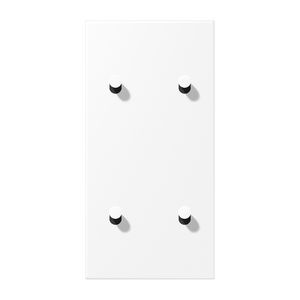 Afdekking LS1912 witmat verticaal 2+2 hevel kegel