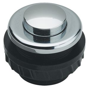 Deurcontact inb steekcontacten IP54 verchroomd messing VVE=5