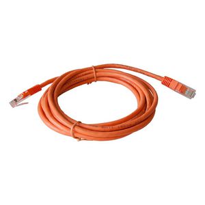 Netwerkkabel / patchkabel CAT5e UTP PVC molded oranje 3.0mtr.