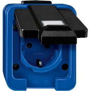 Opbouw WCD Tekstveld Blauw Slagvast