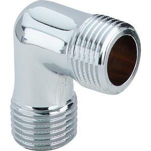 Knie 90° 1/2 messing/verchroomd 1611-110680 VVE=10
