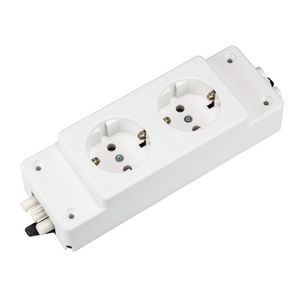 Contactdooscombinatie WITDL 1-2 wit