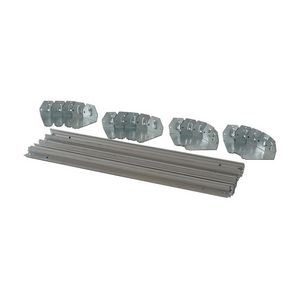DIN-rail 35TE incl. vaste verhogingsbeugels voor veldbreedte