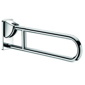 Closetbeugel opklapbaar Ø32 650mm RVS glans gepolijst