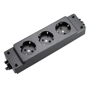 Contactdooscombinatie WITDL 1-3 zwart 99.601.0028.0 VVE=25