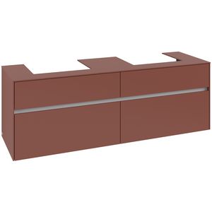 Wastafelonderkast Collaro 1600x548x500mm Wine Red C02100AH