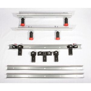 Universele set badpoten met wandsteun