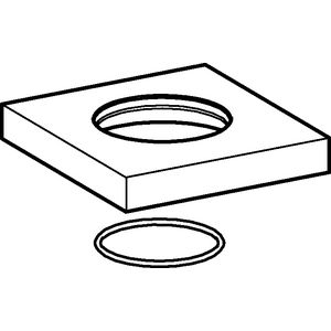 Rozet 75x75 mm compleet 59913879