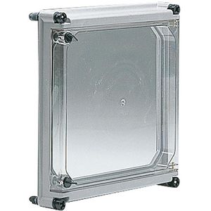 Afstandsraam APO 31 klapdeksel transparant RAL7035 VVE=4