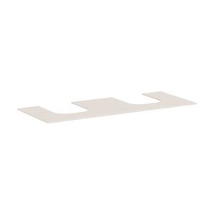 Console 1370x550mm met 2 uitsparingen.en countertop Xevolos E