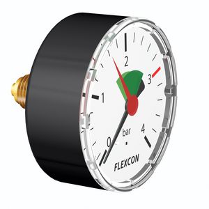 Manometer 0-4bar 63mm 3/8" radiaal