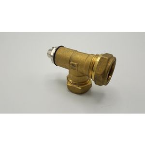 T-koppeling 22x22x1/2Bi" zonder ontluchter voor cwh S102163