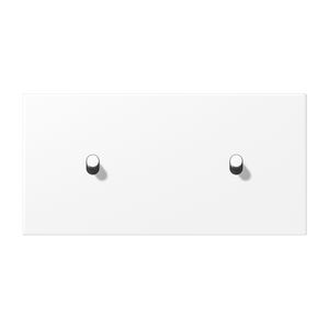 Afdekking LS1912 witmat horizontaal 1+1 hevel cyl.