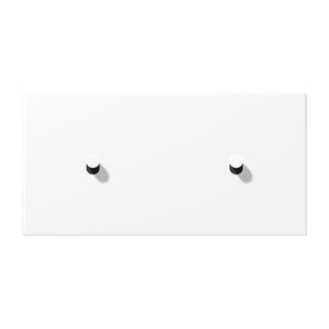 Afdekking LS1912 witmat horizontaal 1+1 hevel kegel