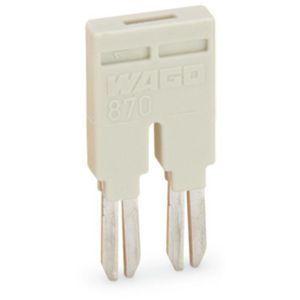 Brug 2-voudig geisoleerd lichtgrijs VVE=25